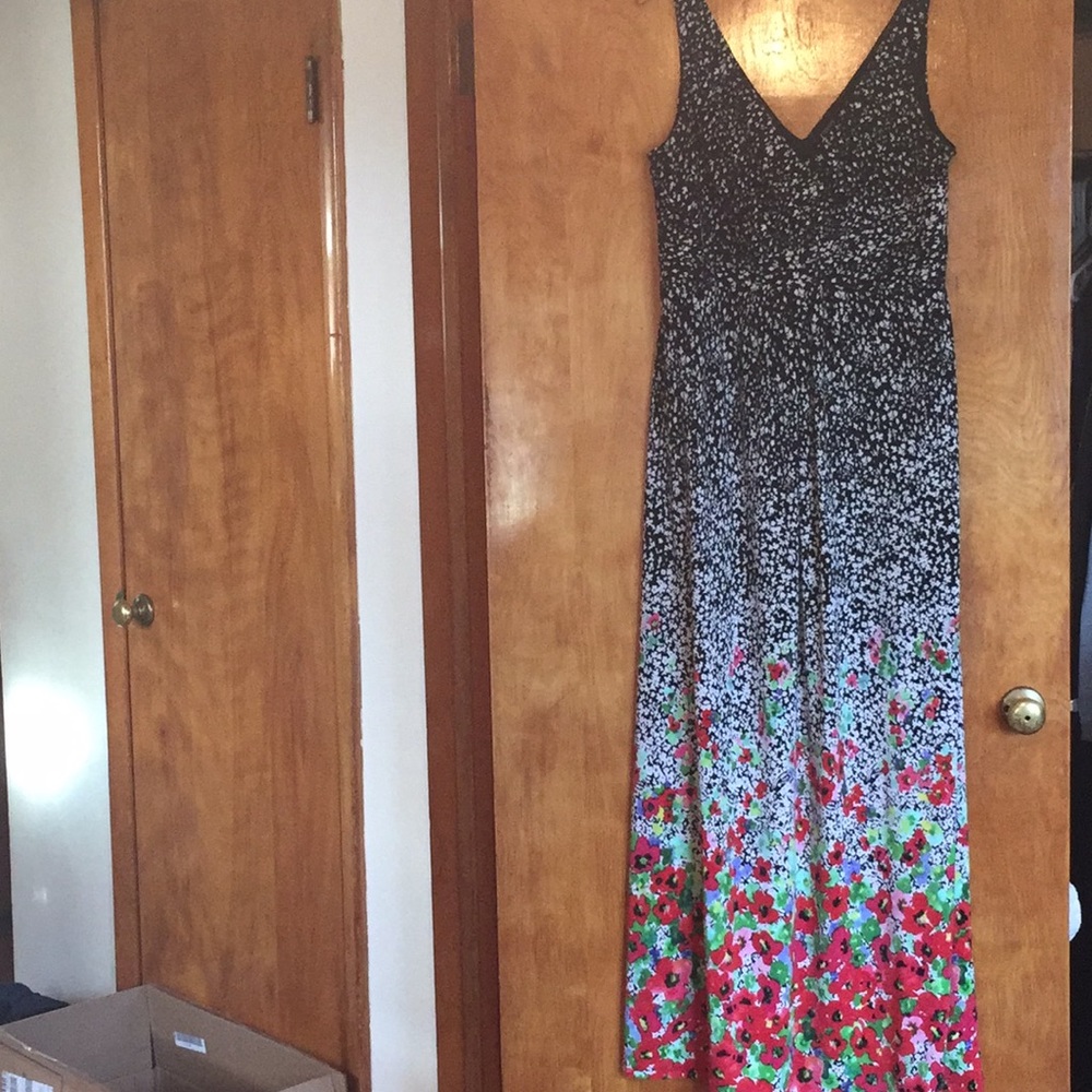 Flower poppy dress